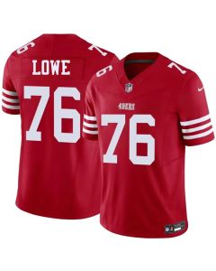 Youth San Francisco 49ers #76 Vederian Lowe Red 2026 Vapor F.U.S.E. Untouchable Limited Jersey (Red)