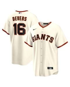 Youth San Francisco Giants #16 Rafael Devers White Home Replica Player Jersey