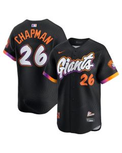 Youth San Francisco Giants #26 Matt Chapman Anthracite 2025 City Connect Limited Jersey (City Connect)
