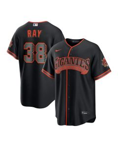 Youth San Francisco Giants #38 Robbie Ray Nike Black Alternate Replica Jersey (Black)