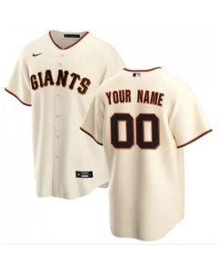 Youth San Francisco Giants White Stitched Baseball Custom Jersey