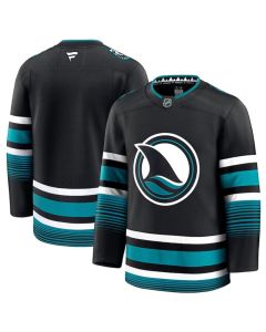 Youth San Jose Sharks Blank Black 2024-25 Alternate Stitched Hockey Jersey (Black)