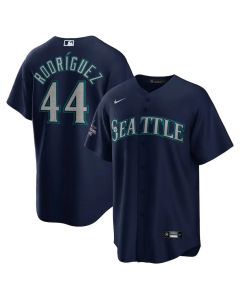 Youth Seattle Mariners #44 Julio Rodriguez Navy 2025 MLB All-Star Game Road Replica Player Jersey (Navy)