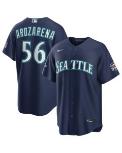Youth Seattle Mariners #56 Randy Arozarena Nike Navy 2026 All-Star Game Replica Jersey