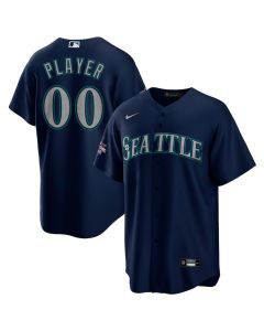 Youth Seattle Mariners Navy 2025 MLB All-Star Game Away Custom Replica Jersey (Navy)
