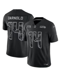 Youth Seattle Seahawks #14 Sam Darnold Nike Black 2026 Salute to Service Vapor F.U.S.E. Limited Jersey