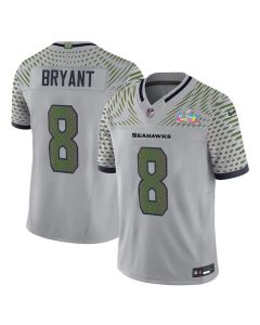 Youth Seattle Seahawks #8 Coby Bryant Gray Super Bowl LX Rivalries Collection F.U.S.E. Vapor Limited Stitched Jersey