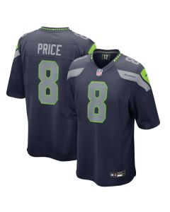 Youth Seattle Seahawks #8 Jadarian Price Navy 2026 NFL Draft Game Jersey (Navy)