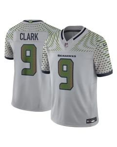 Youth Seattle Seahawks #9 Bud Clark Gray 2026 NFL Draft Rivalries Collection Vapor F.U.S.E. Limited Jersey (Gray)