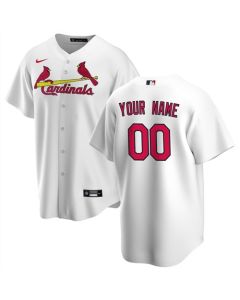 Youth St. Louis Cardinals White Stitched Baseball Custom Jersey (White)