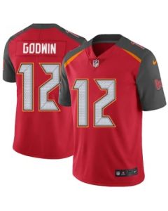 Youth Tampa Bay Buccaneers #12 Chris Godwin Red Vapor Untouchable Limited Stitched NFL Jersey