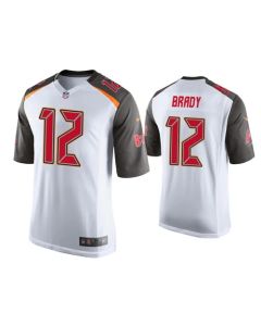 Youth Tampa Bay Buccaneers #12 Tom Brady White Stitched Jersey