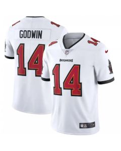 Youth Tampa Bay Buccaneers #14 Chris Godwin New White Vapor Untouchable Limited Stitched Jersey