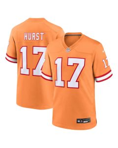 Youth Tampa Bay Buccaneers #17 John Hurst Orange Alternate Game Jersey (Orange)