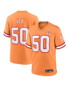 Youth Tampa Bay Buccaneers #50 Vita Vea Creamsicle 50th Season Game Jersey (Style 2)