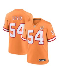 Youth Tampa Bay Buccaneers #54 Lavonte David Creamsicle 50th Season Game Jersey (Style 2)