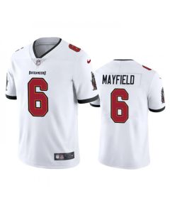 Youth Tampa Bay Buccaneers #6 Baker Mayfield White Vapor Untouchable Limited Stitched Jersey