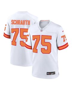 Youth Tampa Bay Buccaneers #75 Billy Schrauth White Player Game Jersey (White)