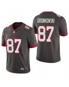 Youth Tampa Bay Buccaneers #87 Rob Gronkowski New Grey Vapor Untouchable Limited Stitched Jersey