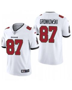 Youth Tampa Bay Buccaneers #87 Rob Gronkowski New White Vapor Untouchable Limited Stitched Jersey