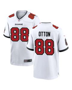 Youth Tampa Bay Buccaneers #88 Cade Otton White Game Jersey (White)