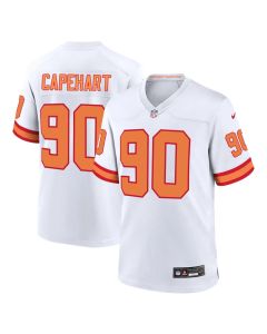 Youth Tampa Bay Buccaneers #90 DeMonte Capehart White Player Game Jersey (White)