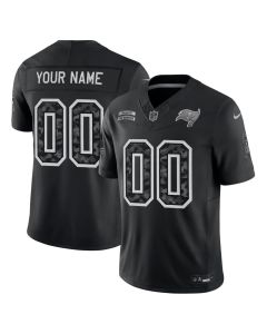 Youth Tampa Bay Buccaneers Black 2026 Salute to Service Vapor F.U.S.E. Limited Custom Jersey