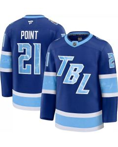 Youth Tampa Bay Lightning #21 Brayden Point Blue 2026 NHL Stadium Series Premium Jersey