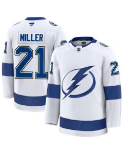 Youth Tampa Bay Lightning #21 Brayden Point White Premium Jersey