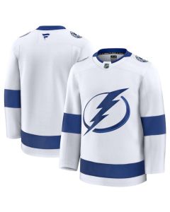 Youth Tampa Bay Lightning Blank White 2024-25 Away Stitched Hockey Jersey