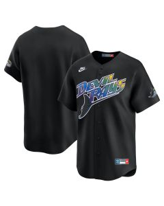 Youth Tampa Bay Rays Nike Black Cooperstown Collection Limited Jersey (Black)