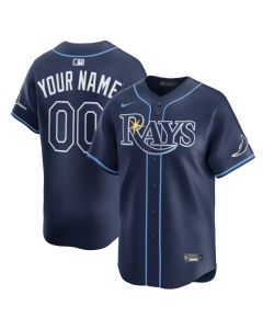 Youth Tampa Bay Rays Nike Navy Road Replica Custom Jersey (Navy)
