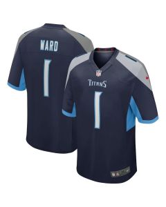 Youth Tennessee Titans #1 Cameron Ward Navy 2025 NFL Draft First Round Pick Alternate Game Jersey (Navy)