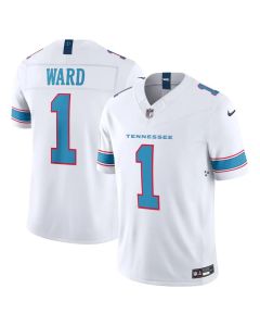 Youth Tennessee Titans #1 Cameron Ward Nike White Vapor F.U.S.E. Sewn Down Limited Jersey (White)