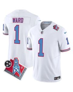 Youth Tennessee Titans #1 Cameron Ward White 1997 Throwback Vapor F.U.S.E. Limited Jersey (White)