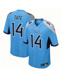 Youth Tennessee Titans #14 Carnell Tate Blue 2026 NFL Draft Game Jersey (Style 2)