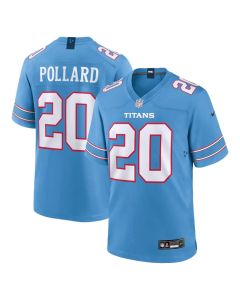 Youth Tennessee Titans #20 Tony Pollard Nike Light Blue Game Jersey (Blue)