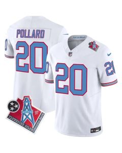 Youth Tennessee Titans #20 Tony Pollard White 1997 Throwback Vapor F.U.S.E. Limited Jersey (White)