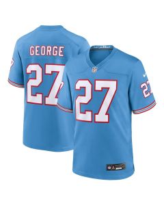 Youth Tennessee Titans #27 Eddie George Nike Light Blue Retired Player Alternate Game Jersey (Blue)