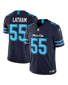 Youth Tennessee Titans #55 JC Latham Navy 2026 Rivalries Collection Vapor F.U.S.E. Limited Jersey