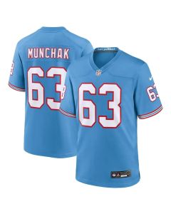 Youth Tennessee Titans #63 Mike Munchak Nike Light Blue Retired Player Alternate Game Jersey (Blue)