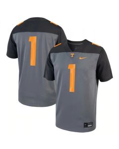 Youth Tennessee Volunteers #1 Jalen Hurd Gray Stitched Football Jersey