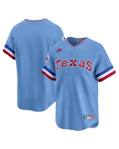 Youth Texas Rangers Nike Light Blue Cooperstown Collection Limited Jersey (Blue)