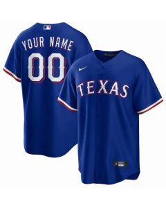 Youth Texas Rangers Royal Cool Base Stitched Baseball Custom Jersey