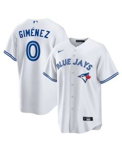 Youth Toronto Blue Jays #0 Andres Gimenez White Home Replica Jersey