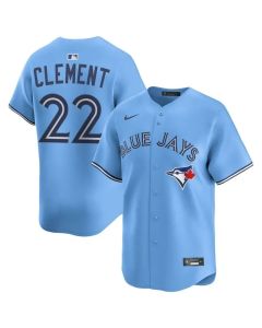Youth Toronto Blue Jays #22 Ernie Clement Blue Home Replica Jersey (Blue)