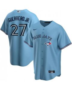 Youth Toronto Blue Jays #27 Vladimir Guerrero Jr. Blue Cool Base Stitched Jersey