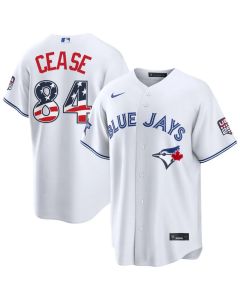 Youth Toronto Blue Jays #84 Dylan Cease White 2026 All-Star Edition Stars & Stripes Stadium Jersey