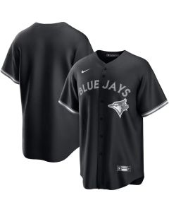 Youth Toronto Blue Jays Black Lights Out Replica Jersey