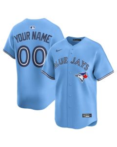 Youth Toronto Blue Jays Blue Stitched Baseball Custom Jersey (Style 4)